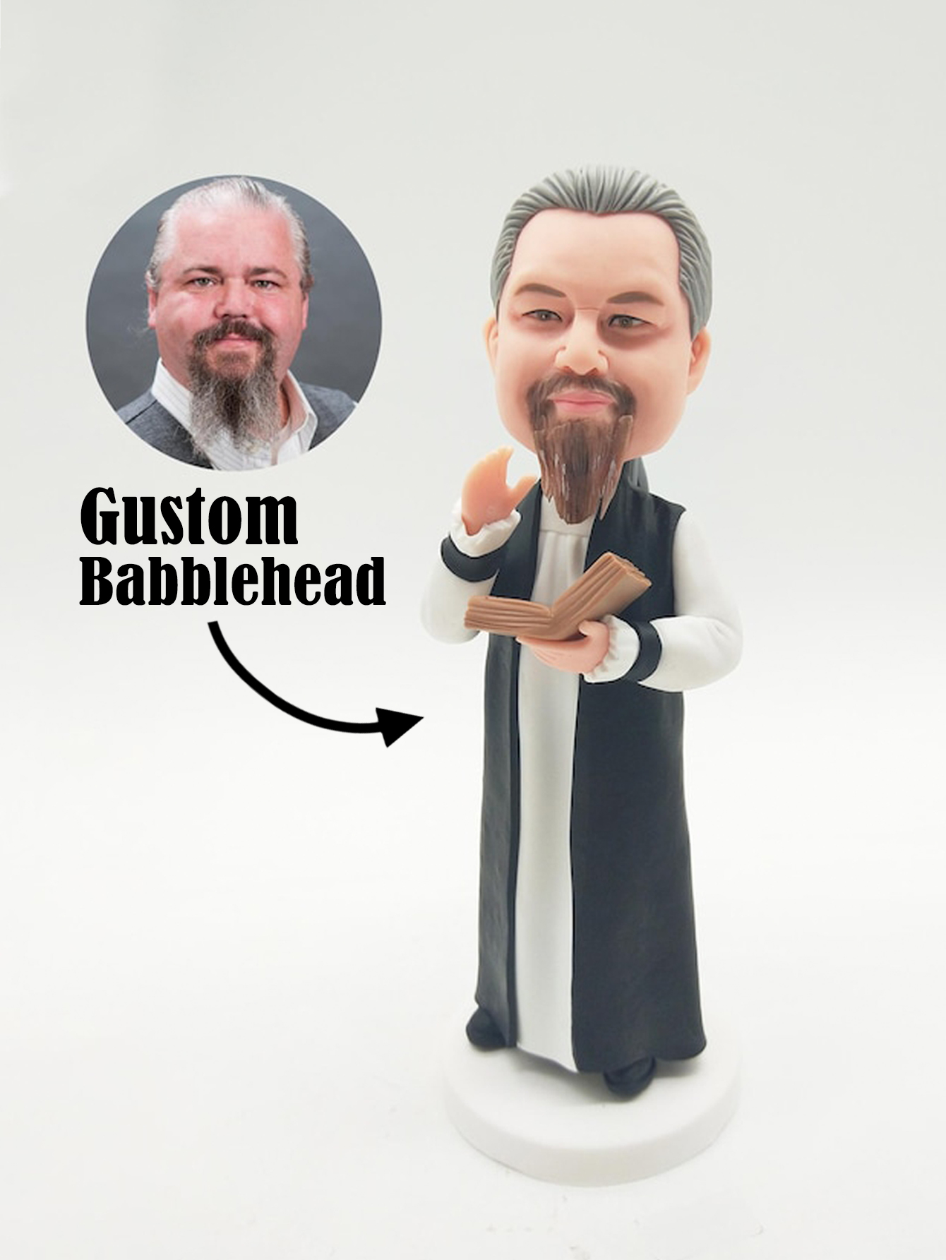 Customized Personalized Shaking Head Figurines: Personalized Pastor Gifts